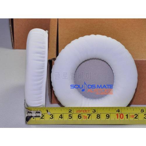 90mm White Headset Cushion Replacement Ear Pads Cover 9cm Thick Soft Earmuff 3.5 In For DJ Headphone