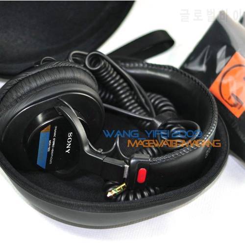 Hard Shell Case Box & Carrying Bag Pouch Groups For SONY MDR 7506 V6 CD900ST CD700 Headphone Headset Cool Black Colors