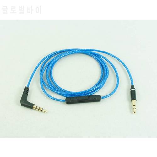 DIY 3.5mm to 3.5mm Headphone Cable with MIC Volume Control for iPhone Samsung