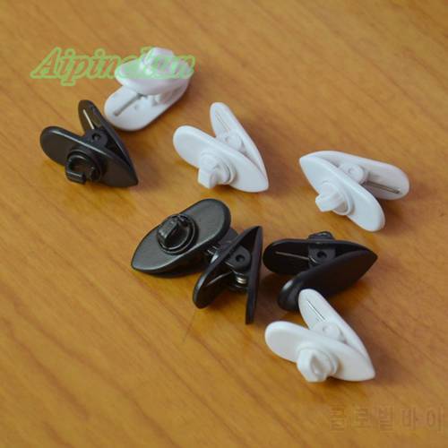 Aipinchun 100Pcs/Lot Rotatable 360 Degree Anti-Winding Clip Clamp Nip Holder For MP3 Headphone Line Earphone Cord Wire Cable