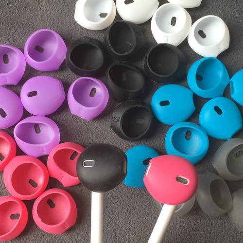 100pcs/50pairs Airpods Silicone Earphone case Earpads for iphone 5 5s 6 6plus 6s 6splus 7 7plus In-Ear Earbuds eartips Earpods