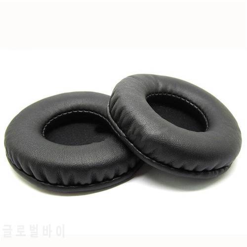 6.5cm PU Leather Soft Earphone Foam 65mm Earbud ear buds Headphone Ear pads cups Sponge Covers for ATH-FC700 FC707 SJ1 SJ11