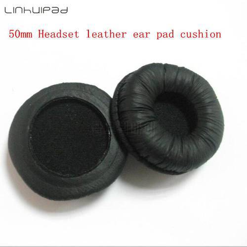 Linhuipad 50mm Leatherette Ear Cushion Replacement Earpads Sponge headset covers for PX100 PX200 4pcs/lot