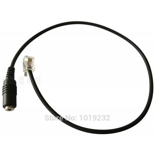 Free Shipping 3.5mm Smartphone Headset to CISCO Phone Adapter - 3.5mm to RJ9/RJ10 adapter mobile phone 3.5mm to CISCO adapter