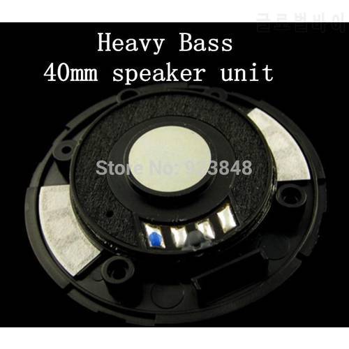 40MM speaker unit headset driver Heavy bass unit 2pcs