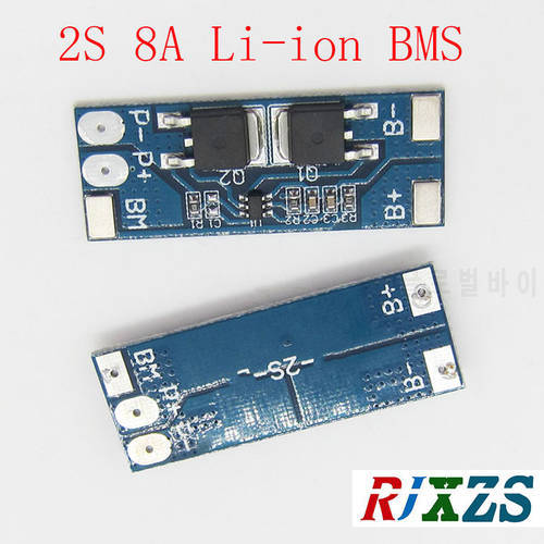 4PCS/a Lot 2S 8A 8.4V Lipo Lithium Ion Polymer BMS/PCM/PCB Battery Protection Circuit Board For 2 Packs 18650 Li-ion Cell
