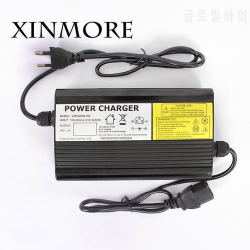 XINMORE 29.4V 10A Lithium Battery Charger Adjustable Voltage For E-bike Battery Tool Power 8 Series Supply for Switching & CD