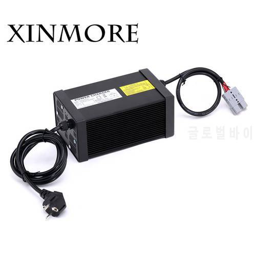 XINMORE 54.6V 15A Lithium Battery Charger For 48V Ebike E-bike Li-Ion Lipo Battery Pack AC DC Power Supply