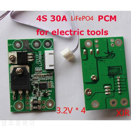 4S 30A LiFePO4 BMS/PCM/PCB battery protection circuit board for 4 Packs 18650 Battery Cell for screwdriver and drill
