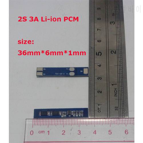 4PCS/a Lot 2S 3A 8.4V Lipo Lithium Polymer BMS/PCM/PCB Battery Protection Circuit Board for 2 Packs 18650 Li-ion Cell