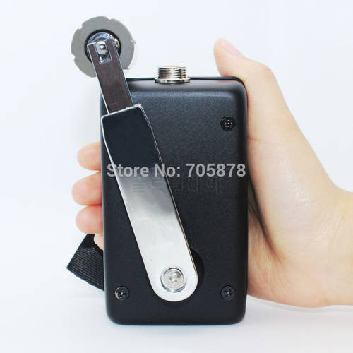Hand Crank Charger Portable Generator Emergency Phone Charger 0-28V USB Crank Dynamo