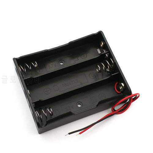 3x 18650 Series Battery Case 3*18650 Battery Box 18650 Holder With Wire Leads 3.7V Series Connection DIY