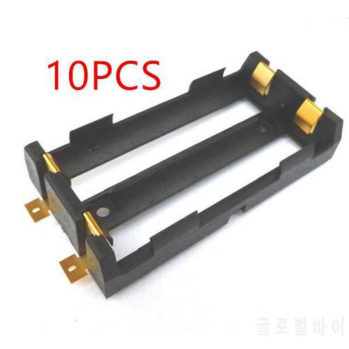10 Pcs / Lot 2X18650 Battery Box High Quality SMD Battery Holder With Bronze Pins TBH-18650-2C-SMT