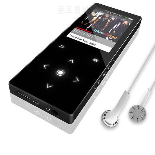 8GB MP3 Player with Bluetooth 4.0, HiFi Sound Audio Music Player with FM Radio/Recorder touch screen bluetooth free shipping