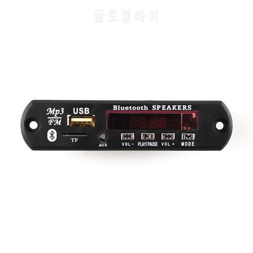 DC 12V MP3 WMA Decoder Wireless Bluetooth Decoder Board Audio Module USB TF Radio Remote control For Car accessories