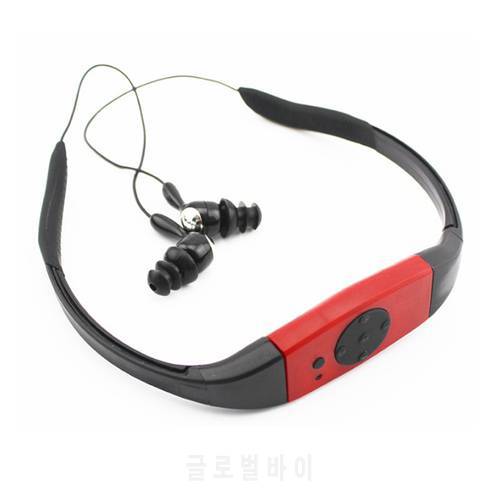 4G/8GB IPX8 Waterproof MP3 Player Head Wearing For Diving Swim Surfing Underwater Sports Music Players