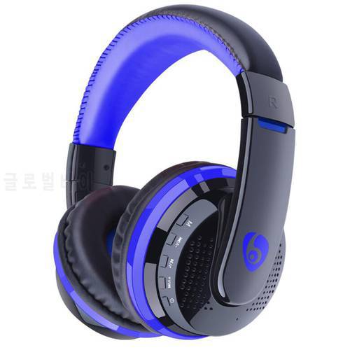 NVAHVA Bluetooth Headphone MP3 Player, 3.5mm AUX Cable FM Card MP3 Headset, Wireless Bluetooth Earphone For Phone PC TV Pod Game