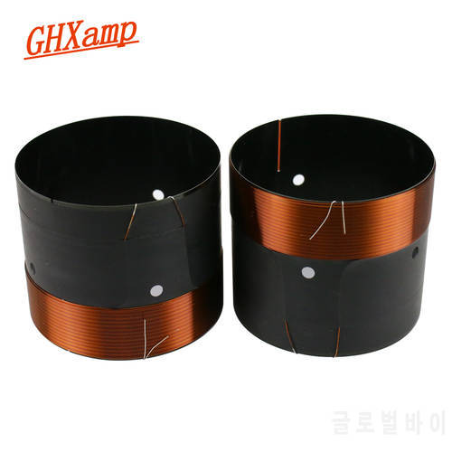 GHXAMP 63.5MM BASS Voice coil SubWoofer 8OHM Balck Aluminum Sound Air Outlet Hole For 12