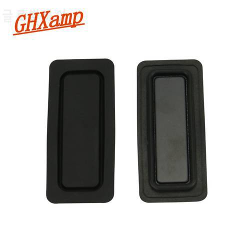 GHXAMP 100*45MM Bass vibration Membrane Diaphragm Bass Radiator intensifier Metal rubber edge Speaker Accessories 2PCS