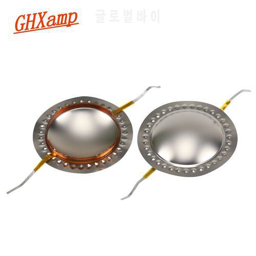 GHXAMP 44.4mm Tweeters Voice Coil Hore Diaphragm Membrane Titanium film 44 (44.5) Treble speaker repair accessories 2pcs