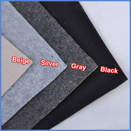 Speaker Box Plush Fabric Dust Cloth Self-Adhesive Felt Tape Strip Patch Sound Absorption Anti-seismic Beige/Silver/Grey/Black