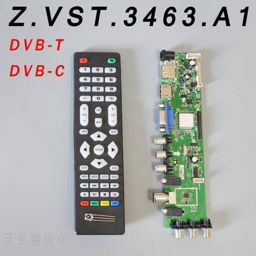 Z.VST.3463.A1 V56 V59 Universal LCD Driver Board Support DVB-T2 Universal TV Board