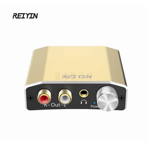 Reiyin DAC 192kHz 24bit Optical Coaxial Audio Converter for HD TV DVD XBOX PS4 Game console