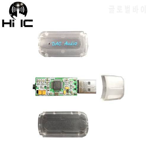 PCM2706 USB Portable DAC HIFI Fever External Audio Sound Card Decoder For Amplifier AMP Mobile Phone OTG Headphone