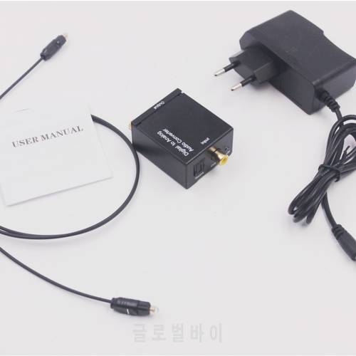 5V Digital to Analog Audio Converter Adapter Optical Fiber Coaxial Toslink SPDIF To RCA For TV Set-top Boxes DVD Amplifier