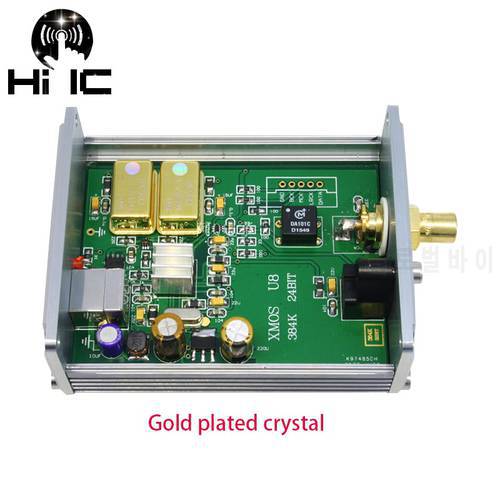 HiFi Audio XMOS 208 Asynchronous USB DAC Decoder USB to Coaxial Optical SPDIF Digital Interface 384khz TCXO 0.1PPM DSD