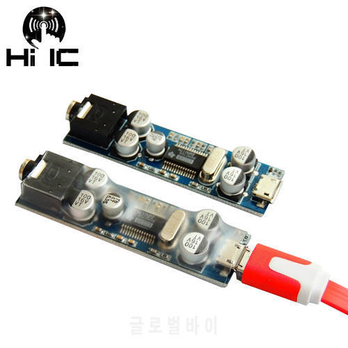 HIFI Audio PCM2704 MINI DAC Decoder USB External Card MICRO USB for Mobile Phone/PC