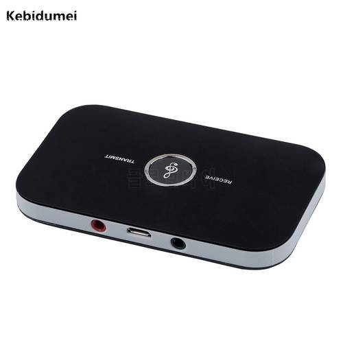 kebidumei Hifi Bluetooth 5.0 Transmitter Transmit Receiver Mini Audio Wireless A2DP Stereo Adapter Portable Player Aux 3.5mm