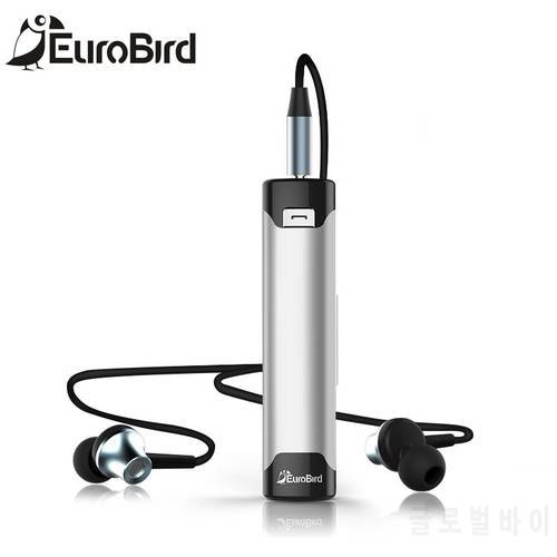 Hot Sale Universal Eurobird Sport Office Lavalier Auricular Phone Wireless Bluetooth Earphone HiFi Heavy Bass Stereo Earphone