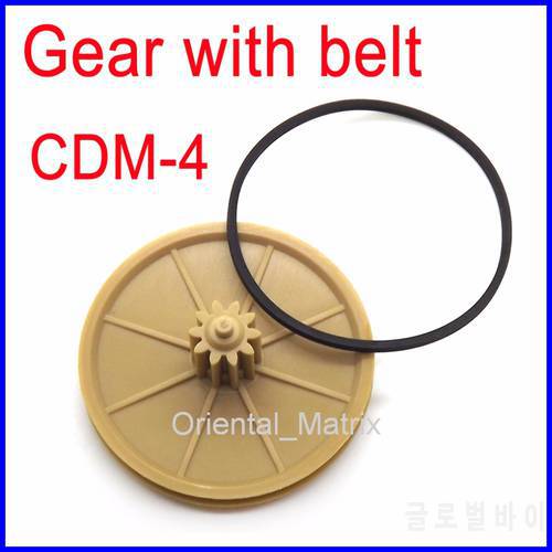 Free Shipping CDM4 CDM-4 Gear with belt Replacement For Philips Marantz Accessories