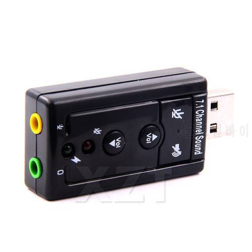 AT 20PCS USB 2.0 3.5mm Jack Converter FOR Mic Speaker Audio Headset Microphone External USB AUDIO SOUND CARD ADAPTER VIRTUAL