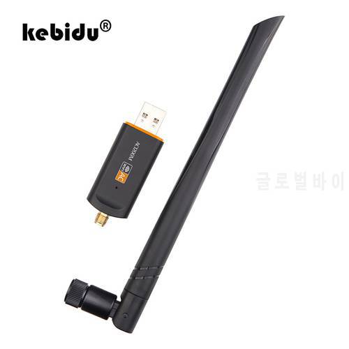 kebidu 1200Mbps USB 3.0 Wireless Wifi Adapter Super speed Network Card RTL8812 Dual Band with AC Antenna For Laptop Desktop