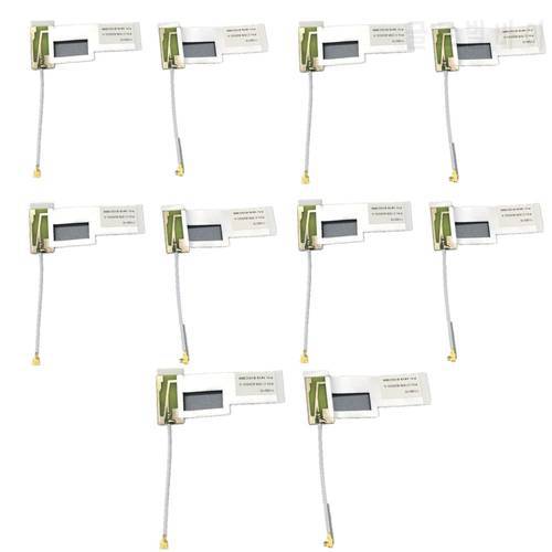 10pcs 2.4/5GHz 802.11ac Fit for Bluetooth WIFI Antenna Ufl/Ipx Connector for Intel 7260 3160 6235 6300 BCM94352HMB BCM94360CD