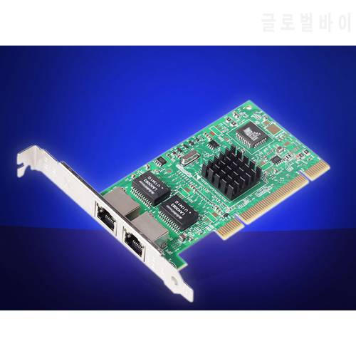 2-Ports RJ45 PCI Gigabit Ethernet Lan Network Card 10/100/1000Mb for 82546