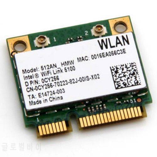 mini pcie Card for Link Intel 5100 WIFI 512AN_MMW 300M 2.4/5GHz half card, dell asus acer