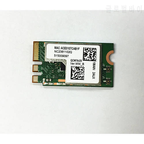 New Wireless Adapter Card For Qualcomm Atheros QCA9377 QCNFA435 802.11AC 2.4G/5G NGFF WIFI Bluetooth 4.1 Wireless Network Card