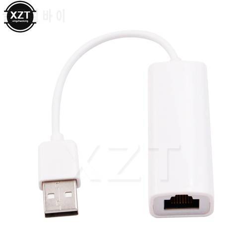 New Arrival USB 2.0 to RJ45 Network Card Lan Adapter For Mac OS Android Tablet PC Win 7 8 10 XP 100Mbps