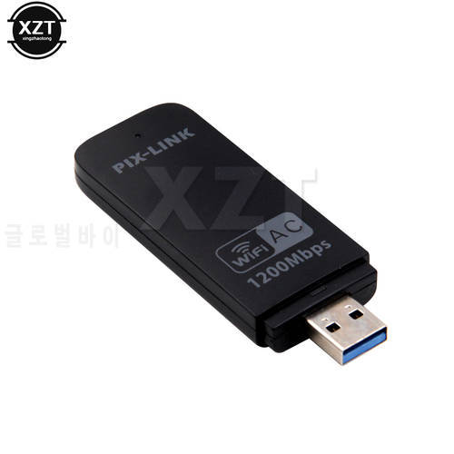 Portable Wireless USB3.0 Network card Adapter 1200M 2.4 / 5GHz Dual-band WiFi Router Support Client And AP Operation Modes