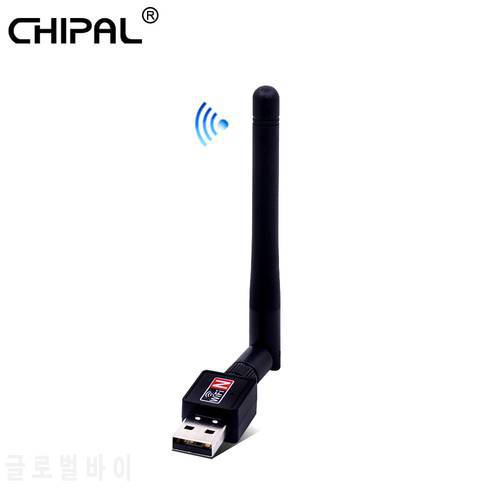 CHIPAL 150Mbps USB WiFi Adapter Mini Dongle External Wireless LAN Network Card 2.4GHz 802.11n/g/b for PC Computer for Win 7 8