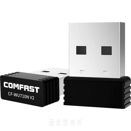 Comfast RTL8188EUS Mini USB Wi-fi Adapter 2.4G Wifi Dongle 150Mbps 802.11b/g/n Wi fi Emitter Wi fi Receiver Network Card Antenna