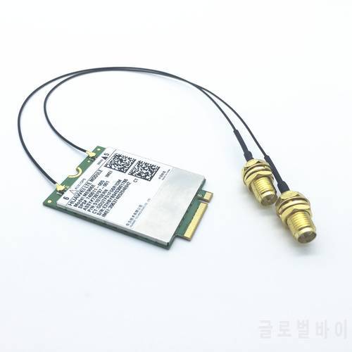 A Pair of IPEX MHF4 to RP-SMA Pigtail for Laptop /Embedded Antenna for WWAN 3G/4G/LTE ME906E NGFF / M.2 Module