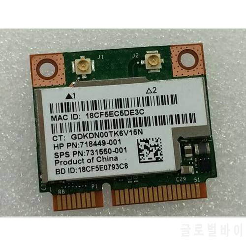Mini pci-e Wireless Wifi Wlan BCM943228HMB Dual Band 802.11b/g/n Wireless N 2.4G/5.0G WiFi Bluetooth Network Card For hp laptop