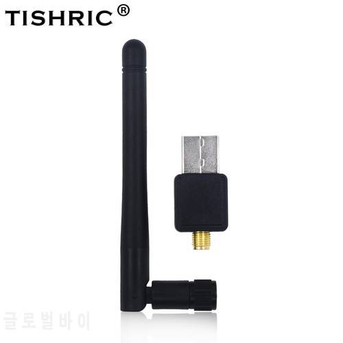 TISHRIC 150Mbps MINI Wireless USB WiFi Adapter Dongle Network LAN Card 802.11n/g/b Antenna wi-fi For WindowsXP/7 Vista Linux