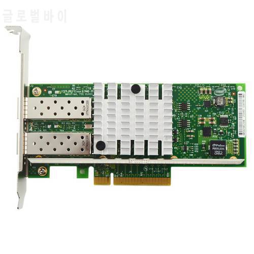 For 82599ES 10G Dual Port PCIe Ethernet Server Adapter X520-DA2 E10G42BTDA Free Shipping
