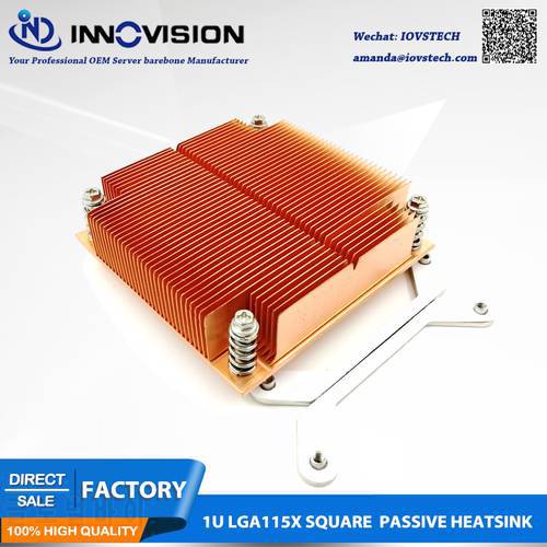 New 1U Passive Heatsink LGA1151,1150,1155,1156 CPU cooler