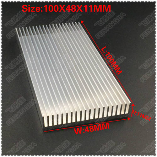 (Free shipping )2Pcs electronic radiator thermal conduction heat sink chip memory radiator 100X48X11MM